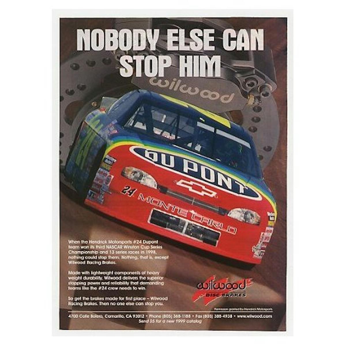 wilwood nascar ad