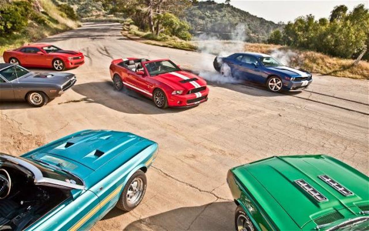 old-vs-new-camaro-challenger-shelby-GT500-front-end