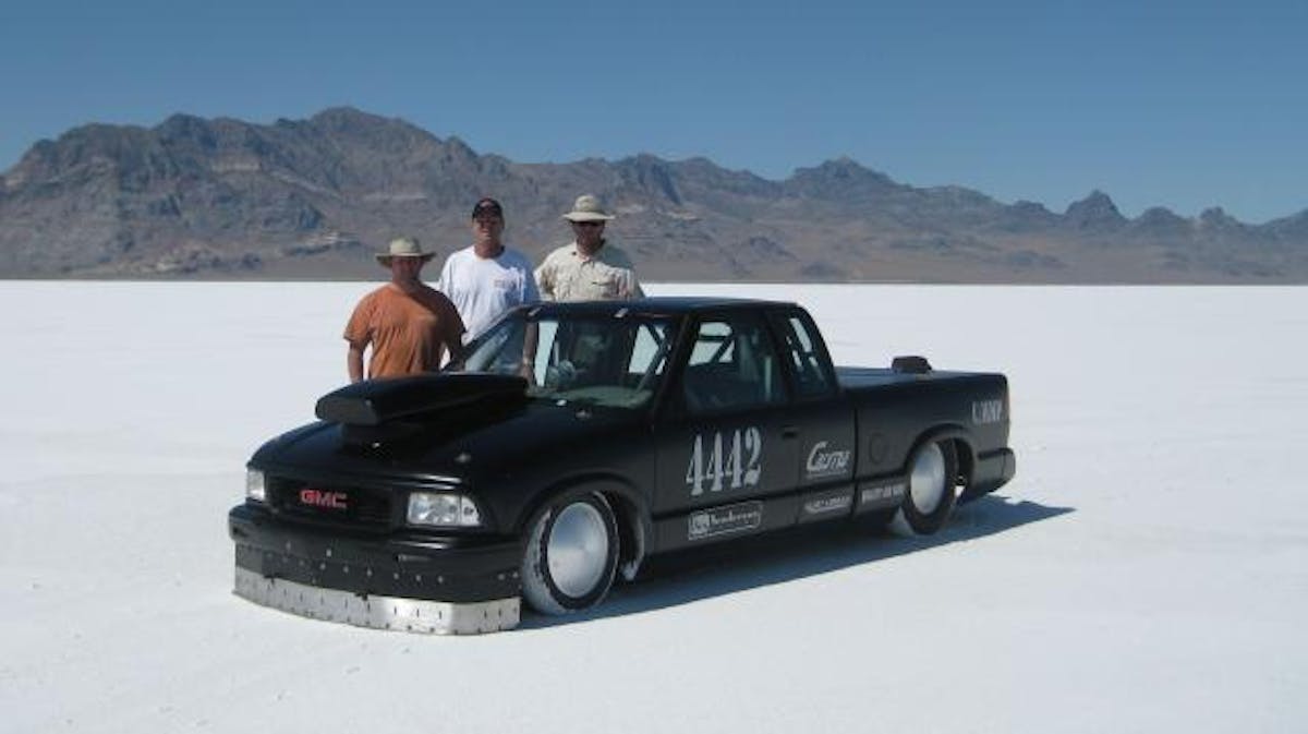 Dave and the crew at Bonneville Speed Week 2011