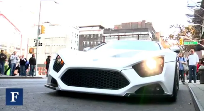 Sort of has a Lotus vibe going, but we are still digging the aggressive looks of the Zenvo.