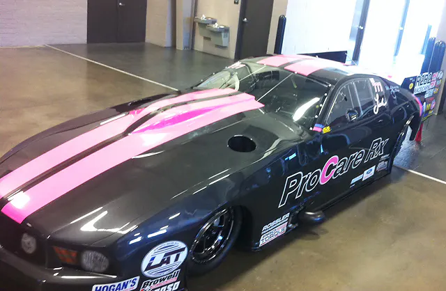 Leah Pruett Pink Stang1