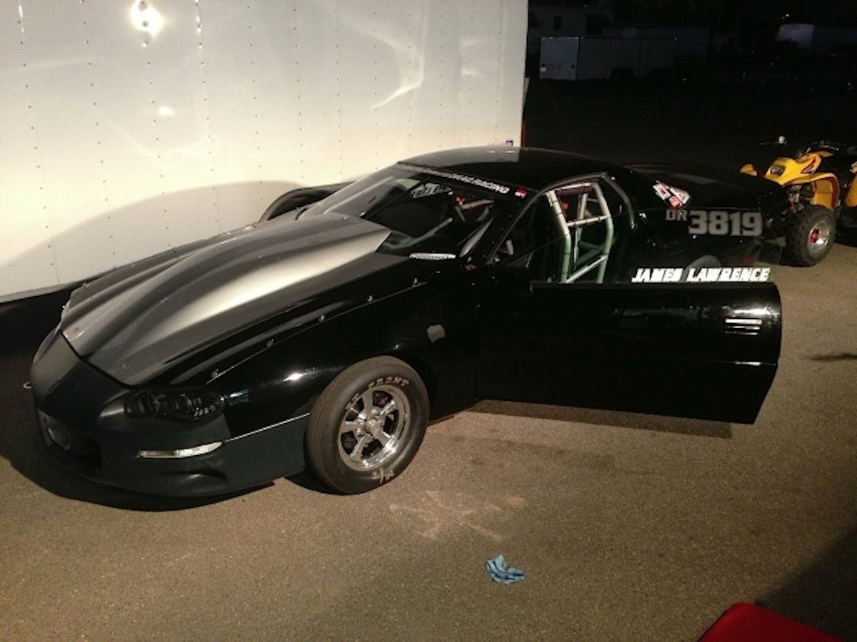 We broke something in the drivetrain on the second pass at about 80 feet out. There simply wasn't enough data to figure anything out other than we were still far too rich with our tune up. Back to the drawing board to get ready for NMCA Bakersfield. Such is the life of a race car team!