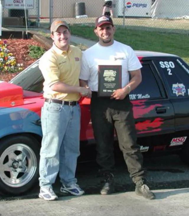 Before switching to the big-block and twin turbos he runs today, Mike Murillo took home a lot of Street Outlaw wins with a Vortech supercharger on board the original "Star Car".
