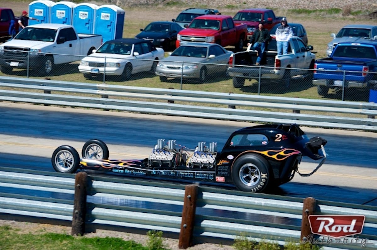 What sounds cooler than a flathead zooming down the track? Well how about two of 'em?