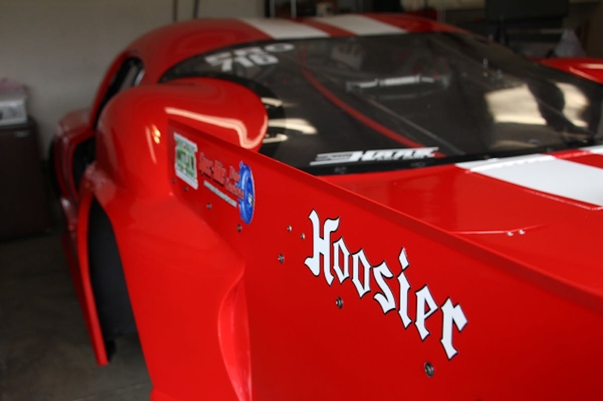 Once the car got back from Bunker, Dan sent it to Cole Automotive for body and paint work. Bob Cole did an outstanding job and had it finished with enough time for Dan to compete in the last two races of the 2012 season.