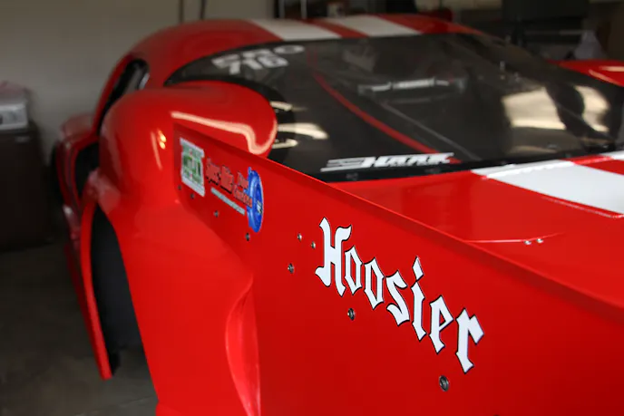 Once the car got back from Bunker, Dan sent it to Cole Automotive for body and paint work. Bob Cole did an outstanding job and had it finished with enough time for Dan to compete in the last two races of the 2012 season.