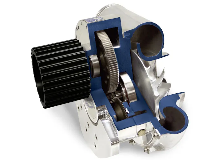 The transmission within the F-1X is the same one that ProCharger has relied on for the F-Series supercharger family since day one – it hasn't changed a bit. The unit features self-contained oiling, ProCharger's patented, high-speed compound bearing assembly, and precision-ground 9310 steel gears.