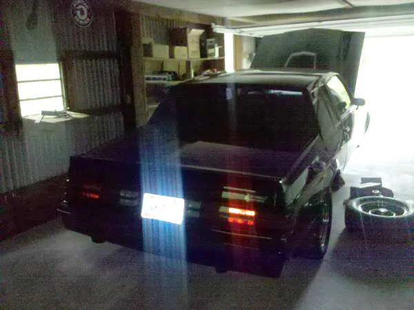 When the Buick was first picked up, it needed a complete tune-up from top to bottom. Here, we had to lift the car to drop the intercooler - it was caked with oil and pretty much every bug the car had encountered since 1987.