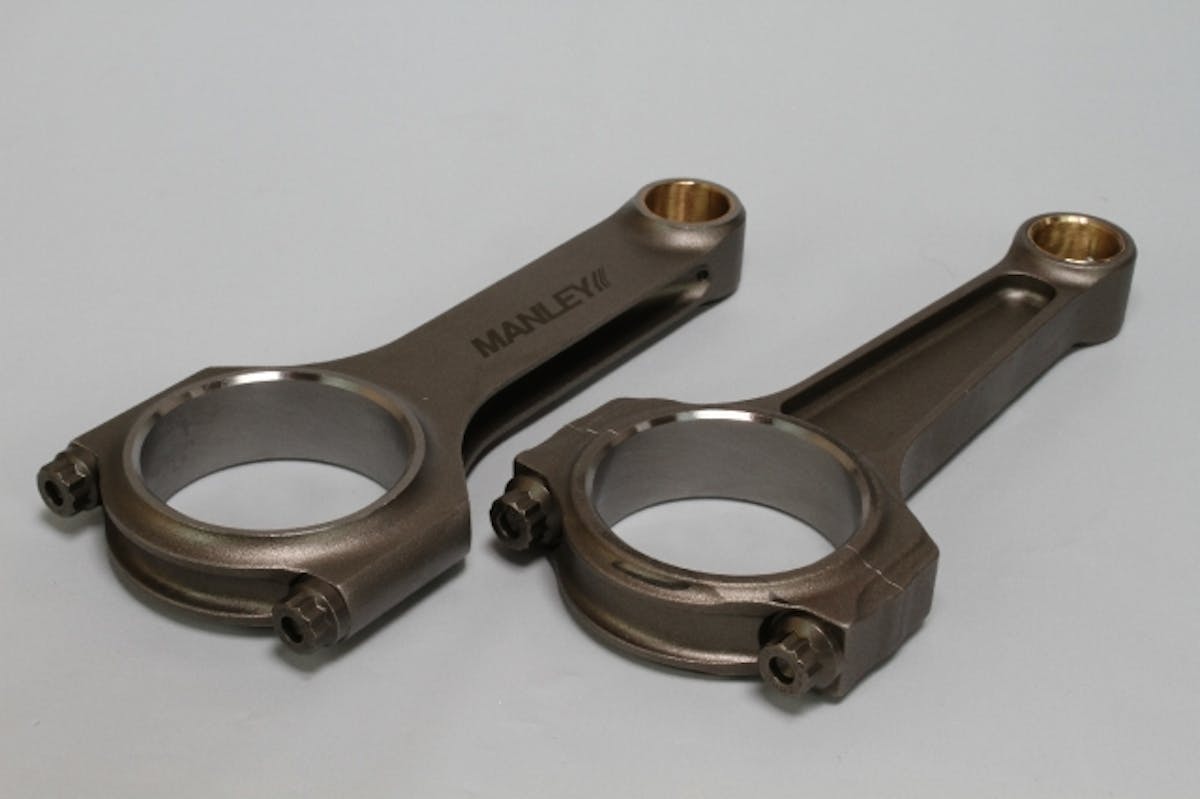Manley's Pro Series I-Beam billet-steel connecting rods benefited from Finite Element Analysis during the design process.