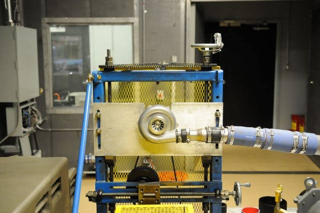 This neat test rig allows the ProCharger engineering team to quantify their results and determine a particular supercharger's efficiency levels before it ever goes into production.