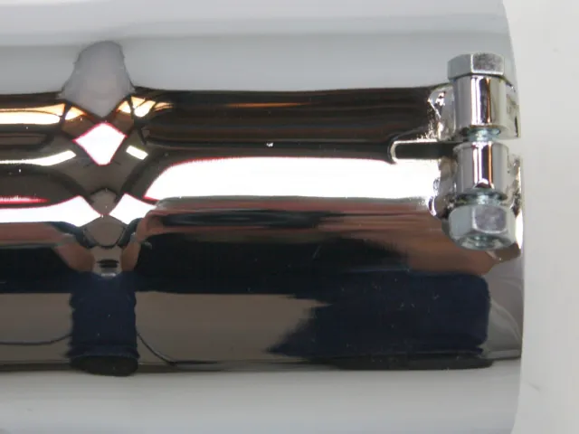 The sidepipes are a clamp-fit to the header collector.