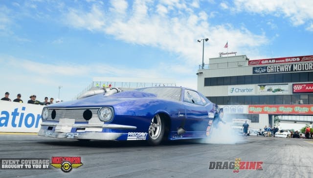 Because there are only two Pro Turbo cars on the property, their final will be contested later this evevening. In the meantime, Mike Murillo took another crack at the Gateway surface, this time coming up just inches short of the threes with a 4.000.