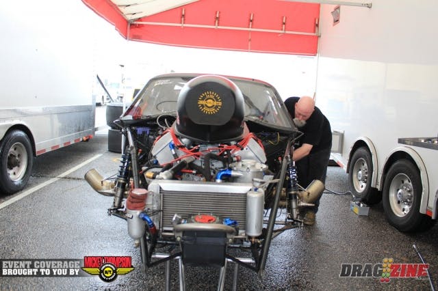 Raymond Matos sits number one in Pro Mod points with the Cuda formerly owned by Dennis Radford. They run an 860 cubic inch engine maintained in house with fuel injection from Pat Musi. I spoke with Rick Fogle about the car which is crew chiefed by Jim “Skid” Rowe. The car is owned by Ramond Matos Sr. and Jr. along with Carlos Colon based out of Puerto Rico.