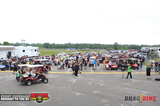 The Morning drivers meeting was packed with the addition of Pro Drag Radial to the series. Kenny went over starting and burnout procedures as well as announced the first two pairs out in each class.