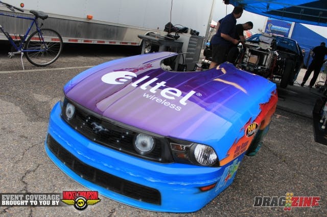 After earning the Extreme Pro Stock win at the ADRL Springs Drag IV in Cordova, Illinois the Alltel sponsored Team Arubo took the car and engine down to freshen the engine and go over the entire car, doing routine maintenance and cleaning it from top to bottom.