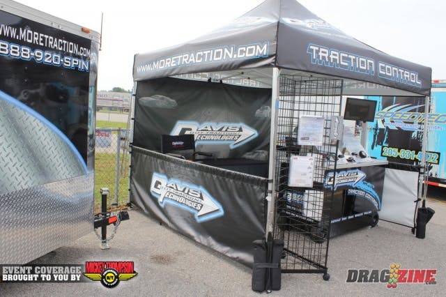 Shannon Davis’ Davis Technologies is here with a display this weekend. He manufactures several traction control devises depending on your level of competition and a Bump Box that allows a driver to be on the trans brake and use a button to “bump” the car into the beams. The box is adjustable allowing it to be tuned to the combination putting the car in the beams much more consistently than a driver would be able to do. Originally designed for turbocharged applications due to the difficulty staging while on boost, the device has now found favor in the bracket racing market.