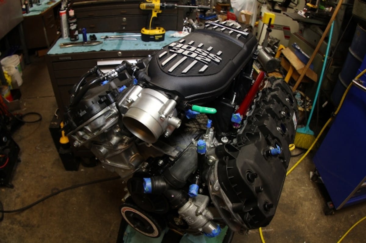 Our longblock nearly buttoned-up. After this it's time for a crate and the shipment back to our Southern California HQ for installation along with the JPC Racing turbo system.