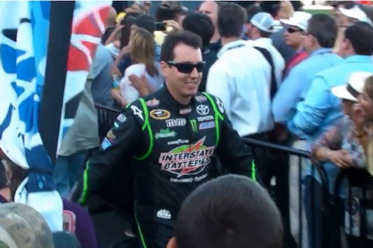 "Ugh, I hate that Carl Edwards. Better go let it out at my pit crew; those guys are paid to handle my tantrums."