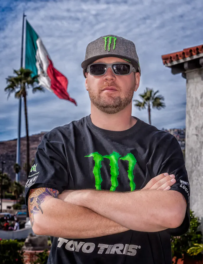 Baldwin in Baja California, Mexico. He was the Overall Winner in the 2012 Baja 1000.