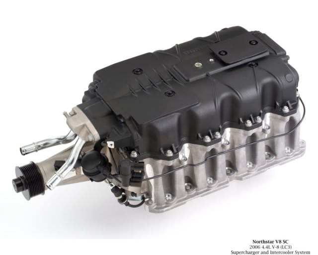 The addition of a supercharger to the Northstar V8 only took then XLR-V from boring to 'meh'...