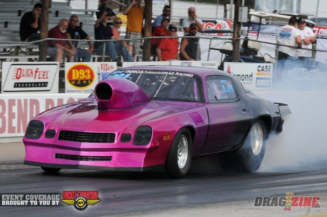 Lousiana native Dave Beeson grabbed the No. 1 spot from Joe Bucaro in today's second session of Nostalgia Pro Street qualifying, rocketing to a 7.31.