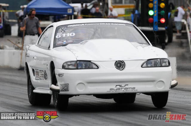 John Kolivas put together a nice 7.46 at 192 mph in the final session of Street Outlaw this afternoon, trailing just a few ticks behind class leader Sean Ashe and Dwayne Barbaree at 7.41 and 7.44, respectively.