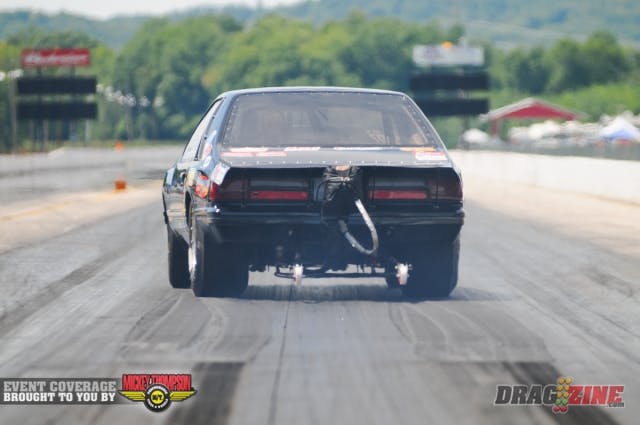 Rick Riccardi solo'ed into the semifinals of N/A 10.5, where he'll meet Andy Schmidt, who recorded low elapsed time of the round at 8.12. Don Bowles carded an 8.17 to advance and will single into the final.