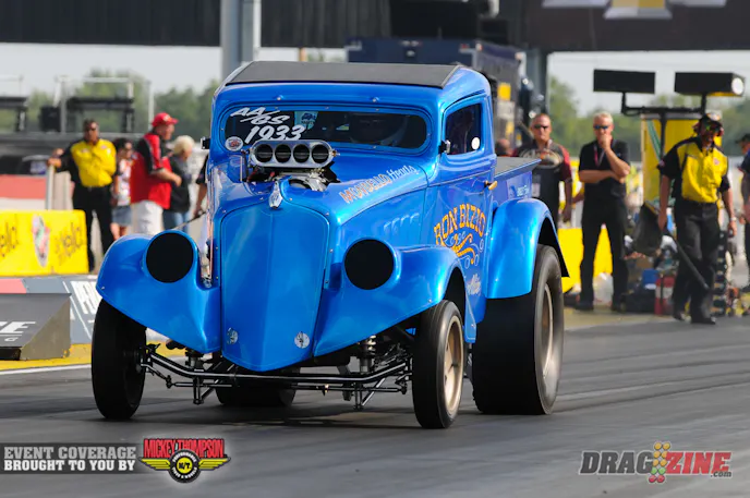 The NHRA brought out a host of classic Gassers to the Lucas Oil Raceway, who will be putting on exciting exhibition laps all weekend long.