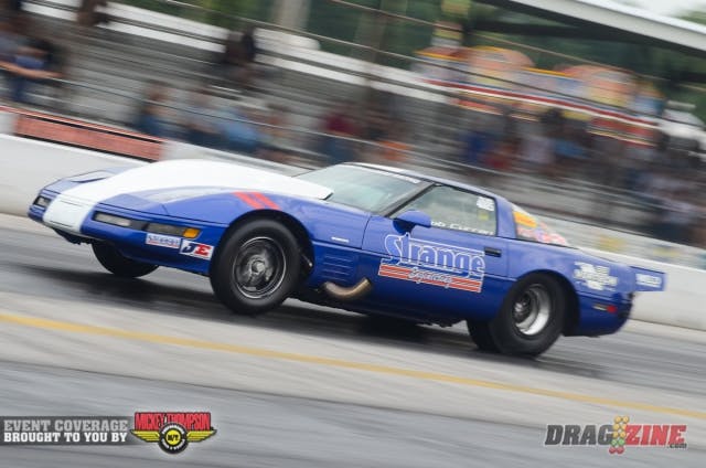 Just like the N/A 10.5 final, John Warren was the quicker car on paper in the Xtreme Street finale, but a red light start handed the win to Bob Curran, who recorded an 8.14 to solidify the victory.