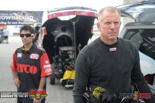 Tony Bartone, who is currently leading the Top Alcohol Funny Car national points standings, recently parted ways with team owner Rick Jackson and has teamed with Mickey Ferro and his Ryco-sponsored team to finish out the 2013 campaign.