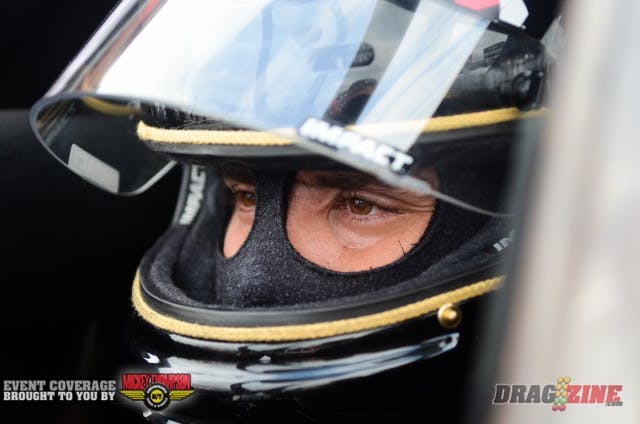 Steve Torrence sent Spencer Massey packing in the semifinals of the Top Fuel Traxxas Shootout with low elapsed time of the weekend, a 3.81.