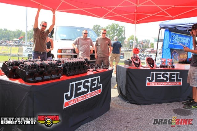 Jesel is also here on display for the first time this year. They are well known in the industry for quality rocker arms, shaft mount systems and lifters.