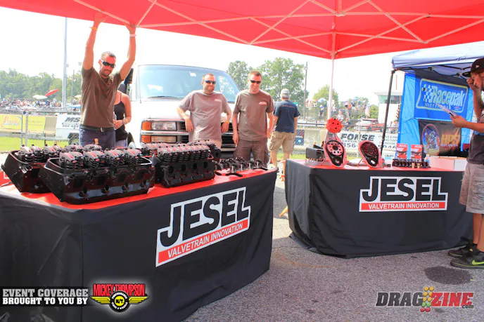 Jesel is also here on display for the first time this year. They are well known in the industry for quality rocker arms, shaft mount systems and lifters.