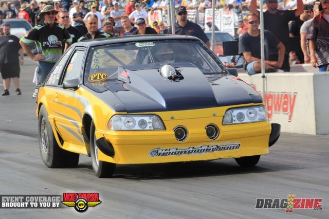  Ruben T. was the first ODR car out for the second session running a 4.59 @ 183 landing 6th for the Wesley Chapel, Florida racer. 