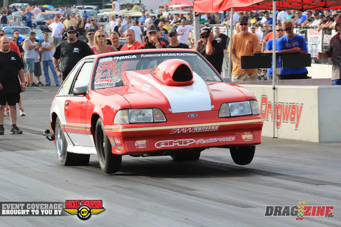 Charlie Booze Jr. landed 2nd with a clean 5.12 @ 134, based out of Marion, PA based racer runs a 422 cubic inch small Ford from Kuntz.