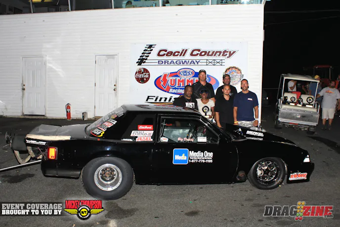 Big Daddy just recently got his car back in the game and showed this weekend that he hasn't lost his touch. The Tom's River, new Jersey racer had the better reaction time in every match with a best in class .003 against Mark Micke in round two while running a clean 4.402 @ 177 with the twin turbo small block Ford. His .025, 4.487 @ 177 just wasn't enough in the final.