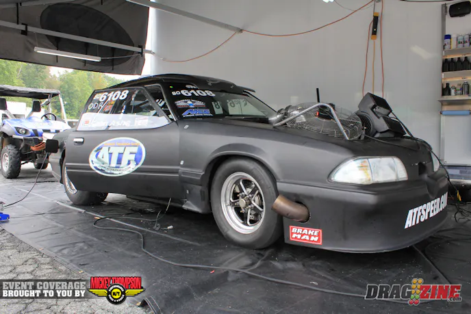 Sean Ashe and the ATF crew made the haul from South Florida with some revisions to run Outlaw Drag Radial this year after competing in X275 at previous events here. Sean has been running NMRA events in the new Street Outlaw class and doing well.