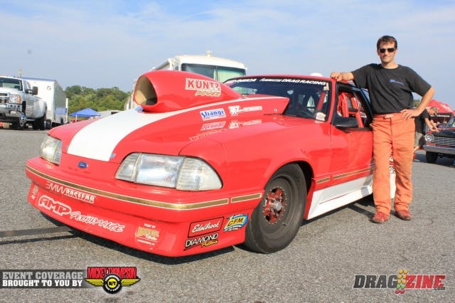 A 5.19 @ 133 for Charlie Booze on his second hit in Ultra Street trim. This is his first time here at the Yellow Bullet Nationals for the multi time NMRA/NMCA Hot Street/Pro Stock champion.