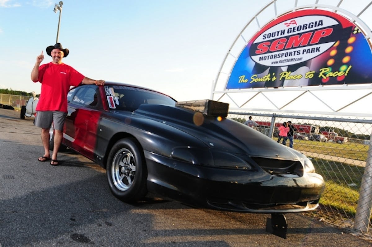 Scotty Ray waded through the No Boost No Time field with the notorious "Game Changer" Mustang.