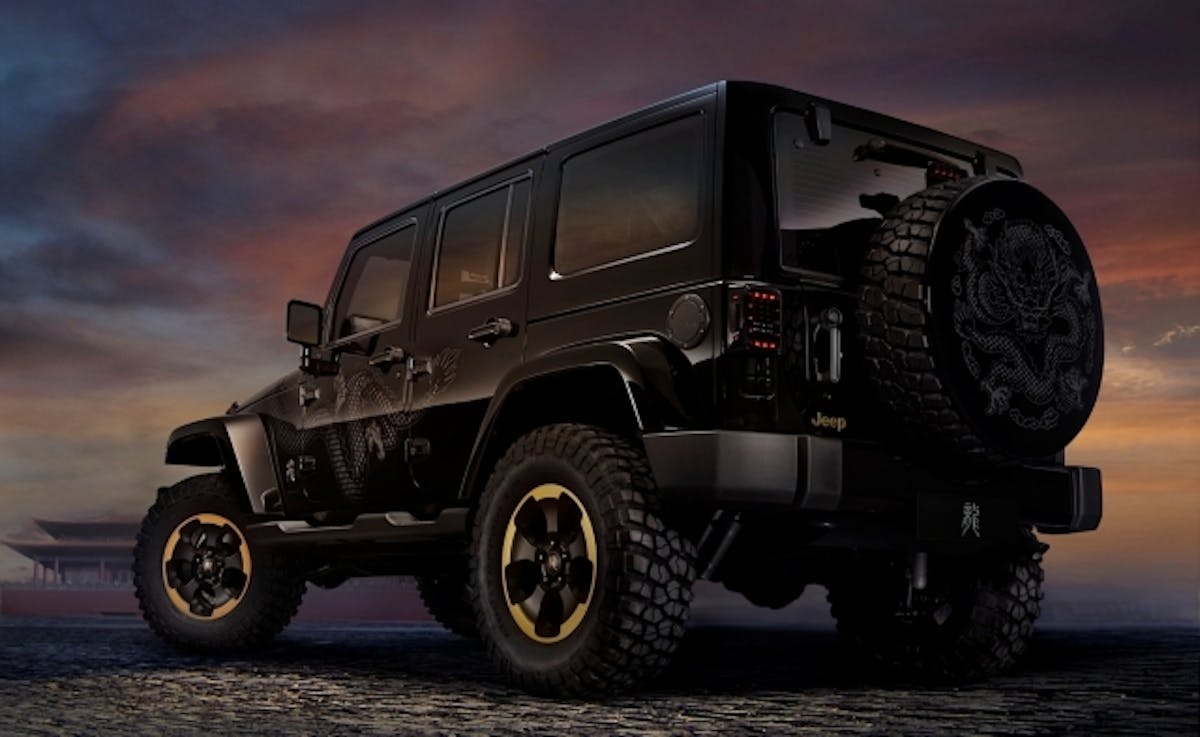 Jeep® Wrangler “Dragon” Design Concept debuts at 2012 Beijing Auto Show, inspired by the Year of the Dragon