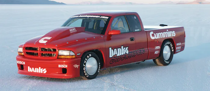 Ahead of most of the diesel performance racing industry, this 2002 Dodge Dakota broke the mold of what a diesel could be and still sets the standard for what a diesel powered street legal truck should be.