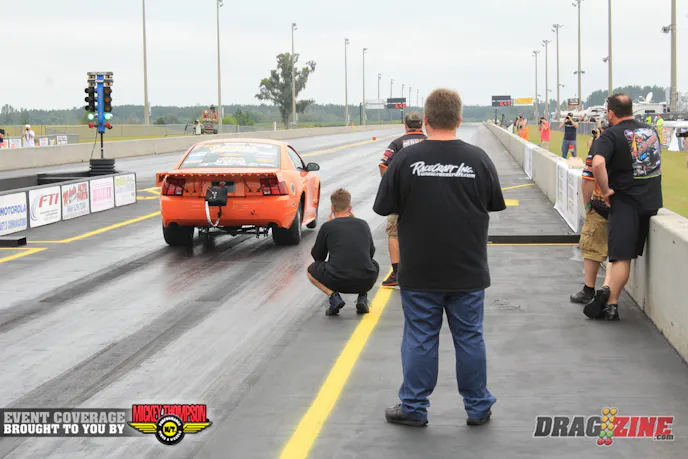 Dean Maranis put up a 4.63 @ 155 with his nitrous big block X275 Mustang based out of New York. Maranis is a top contender in the class.