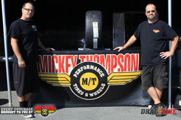 Mickey Thompson is the title sponsor of No Mercy IIII and has been a big supporter of the small tires racing community and a leader in tire technology.