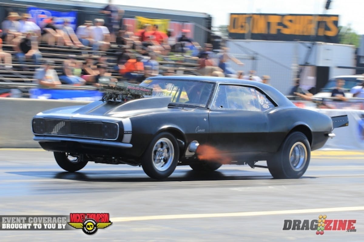 Jason Richards is back in ODR this weekend with his 1968 nitrous fed Camaro based out of Gastonia Georgia. His 4.66 at 157 MPH was good for fifth in class so far.