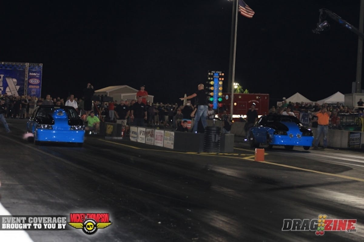 This pair was filming for the Won and Done TV show. You will have to watch the show to see who won.