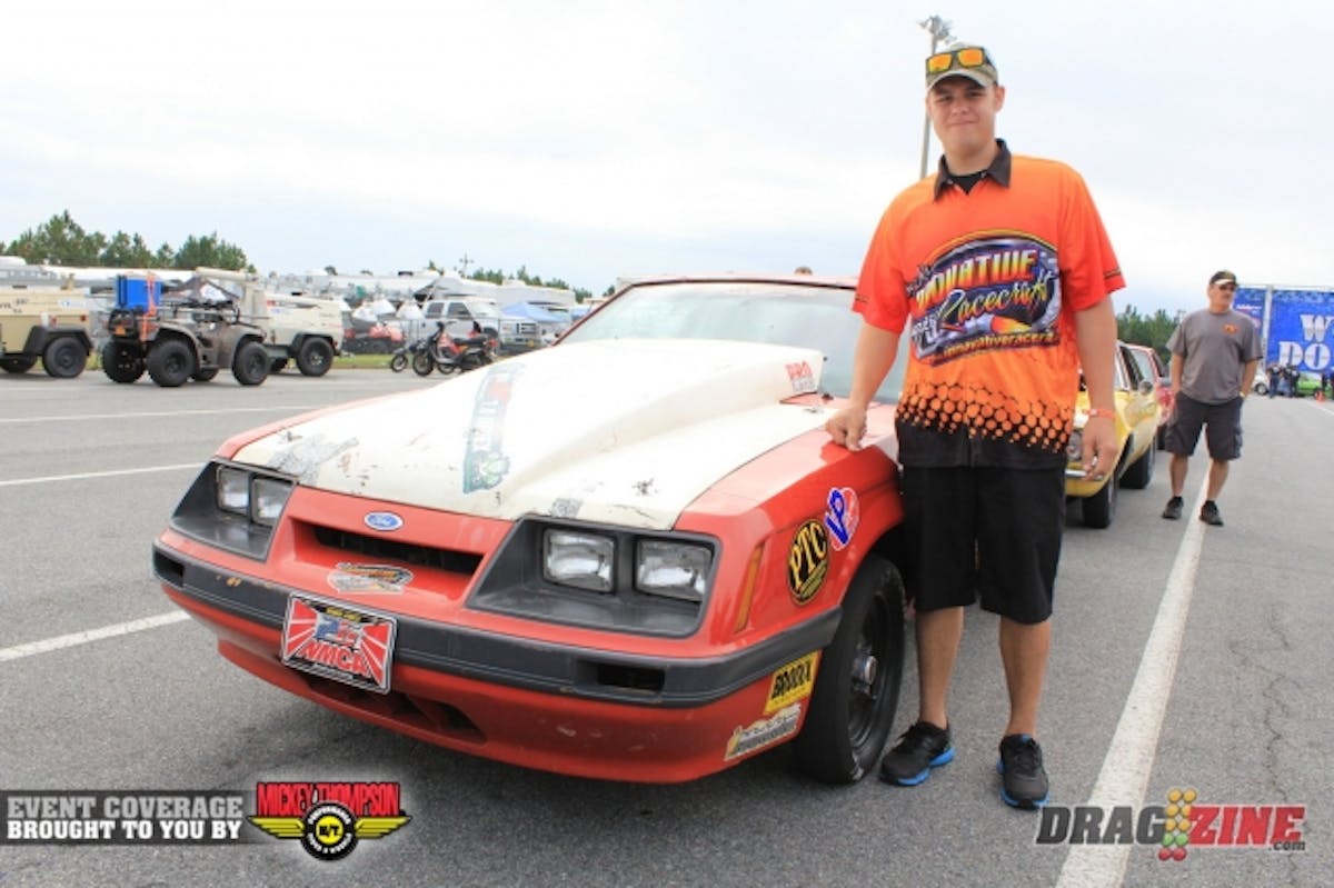 Troy Pirez Jr. unloaded his Mustang Wednesday only to have a lifter failure warming up. Some replacements were sourced and he is ready to rock for Saturday morning qualifying