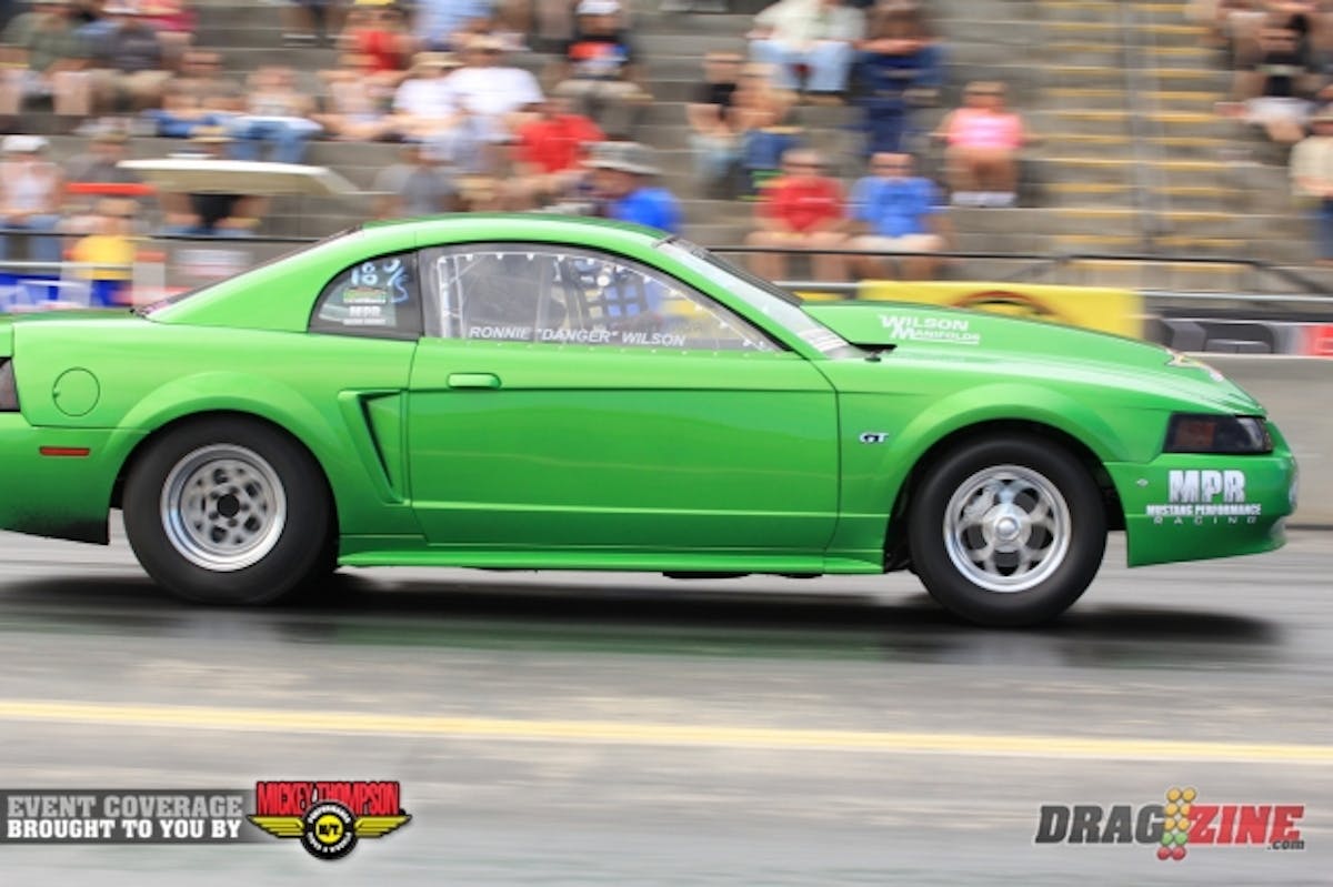 Ronnie "Danger" Wilson is sporting new colors this weekend and running well in Billet Atomizer Ultimate Street qualifying eleventh with a  5.17 at 137 for the Coral Springs, Florida racer.
