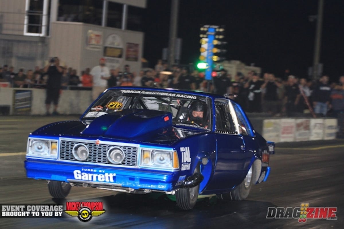 Mark Micke and the Team M&M crew earned a round win and new best 4.278 at  187 MPH over Rob Valden.