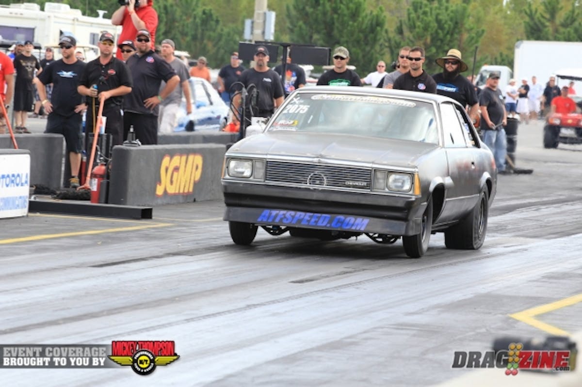 Eric Kenward got the round win over McDonough with a 4.87 at 149 MPH. He will have lane choice in the semi final.