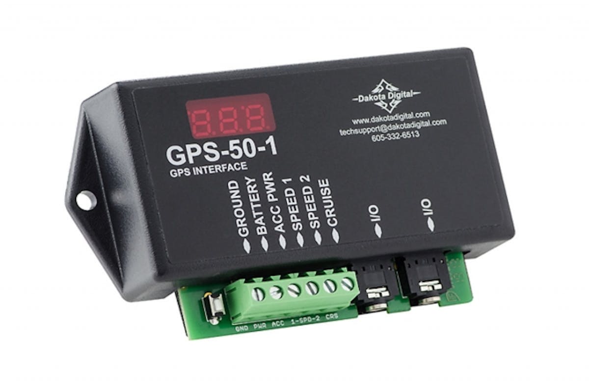 “The new GPS Speed Sensor from Dakota Digital is an incredible way to ensure your speedometer is accurate at all times”
